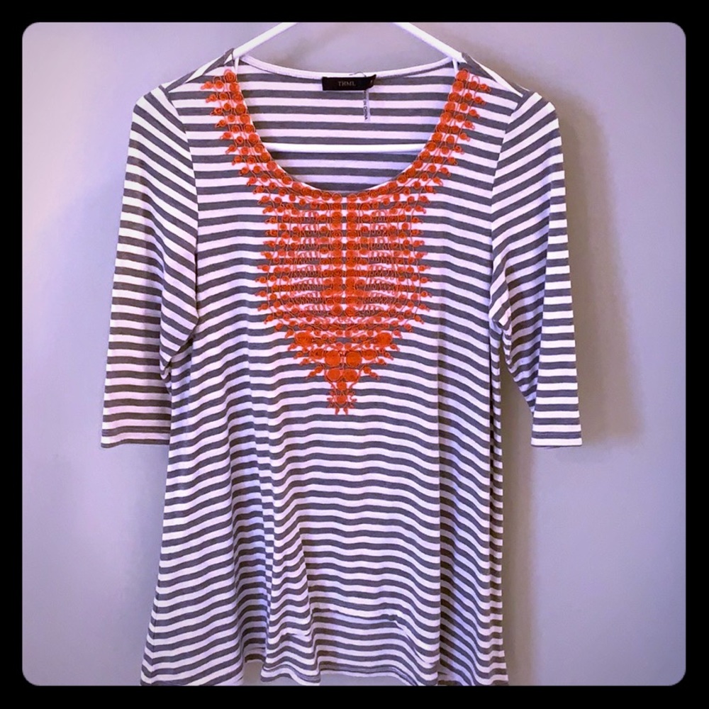 THML striped top.